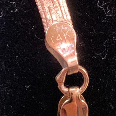 8” Yellow Gold Bracelet 14k/10k - 3.1 grams