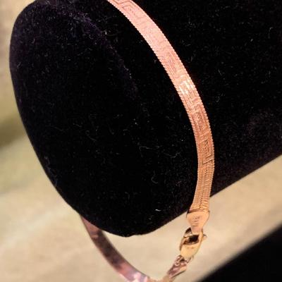 8” Yellow Gold Bracelet 14k/10k - 3.1 grams