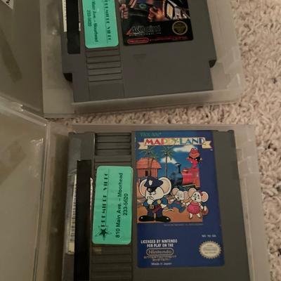 Vintage used Nintendo games