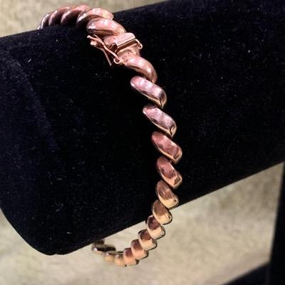 Heavy 8” Yellow Gold 14k Bracelet - 15.3 grams