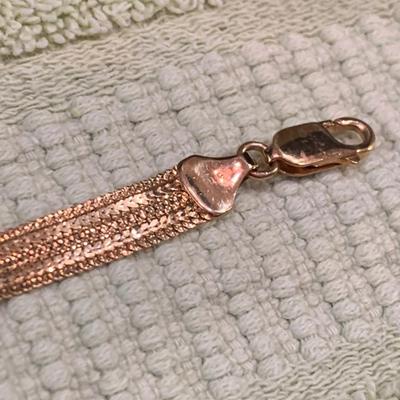 Beautiful 18k Yellow Gold 7” Bracelet - 7.5 grams