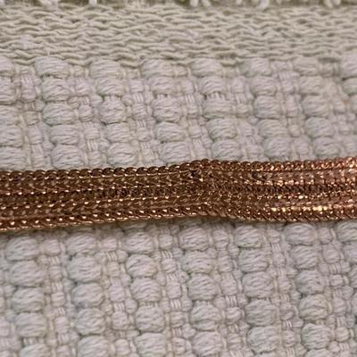 Beautiful 18k Yellow Gold 7” Bracelet - 7.5 grams