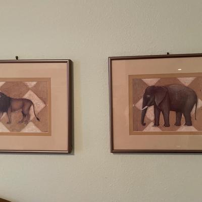 Jungle animal wall decor