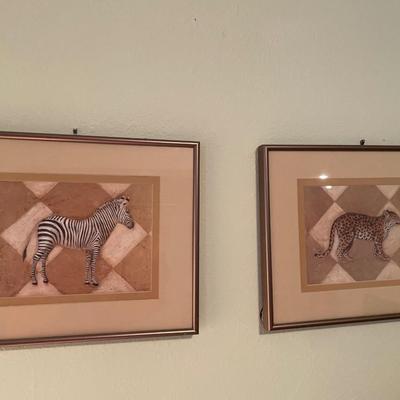 Jungle animal wall decor