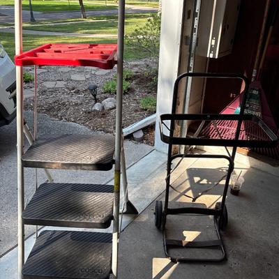 Stepladder & yard Cart