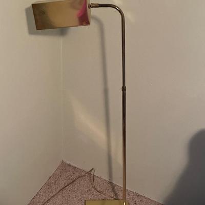 Brass floor lamp