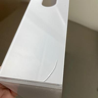 Cotton Throw Blanket with Acrylic Tray New