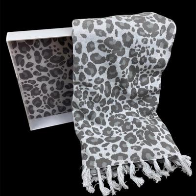 Cotton Throw Blanket with Acrylic Tray New