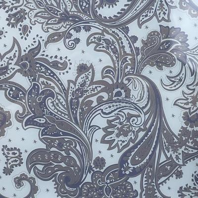 Cotton Throw Blanket Paisley with Acrylic Tray New