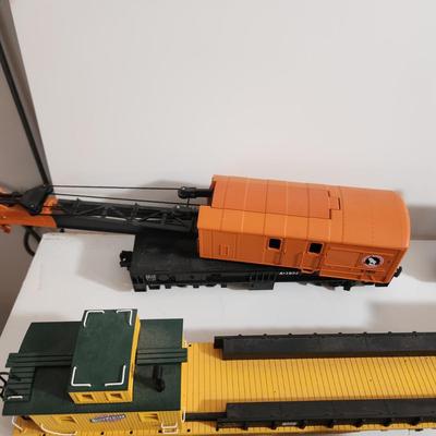 Pennsylvania Railroad 5446 locomotive and Cars