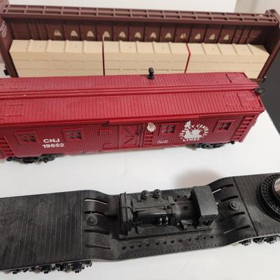 Pennsylvania Railroad 5446 locomotive and Cars
