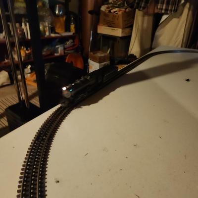 Pennsylvania Railroad 5446 locomotive and Cars