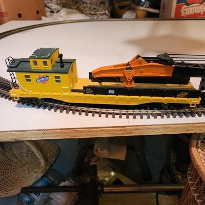 Pennsylvania Railroad 5446 locomotive and Cars