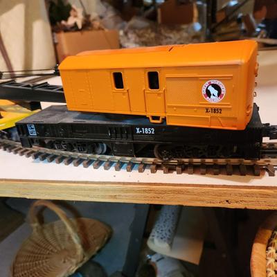 Pennsylvania Railroad 5446 locomotive and Cars