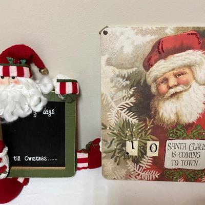 Santa is coming to town, Joy candle holders, Mugs, wall decor.