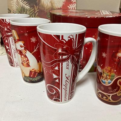Santa is coming to town, Joy candle holders, Mugs, wall decor.