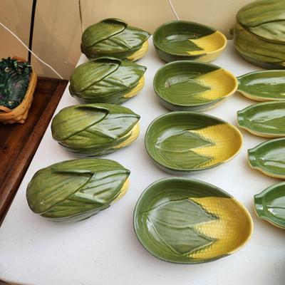 Large Collection of Shawnee USA Oven Proof Cornware Corn