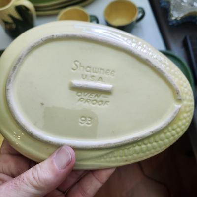 Large Collection of Shawnee USA Oven Proof Cornware Corn