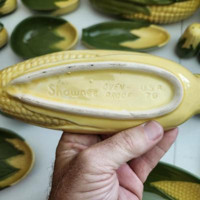 Large Collection of Shawnee USA Oven Proof Cornware Corn