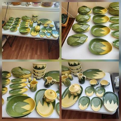Large Collection of Shawnee USA Oven Proof Cornware Corn