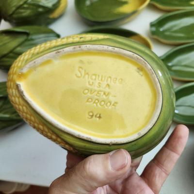 Large Collection of Shawnee USA Oven Proof Cornware Corn