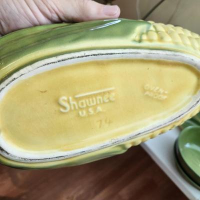 Large Collection of Shawnee USA Oven Proof Cornware Corn