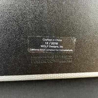 Wolf London Leather Ring Tray Silver New!