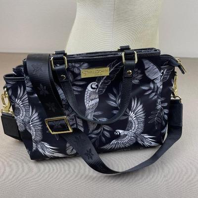 Anuschka Wanderlust Handbag Jungle Macaws NWOT
