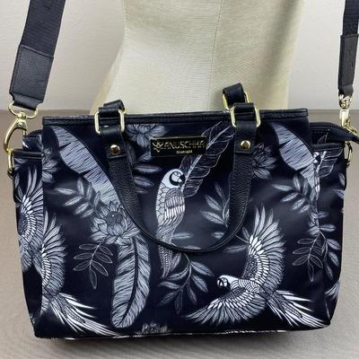 Anuschka Wanderlust Handbag Jungle Macaws NWOT