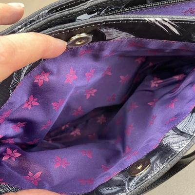 Anuschka Wanderlust Handbag Jungle Macaws NWOT