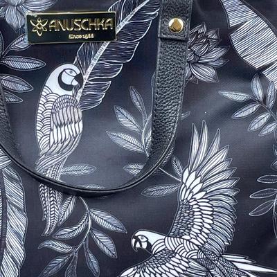 Anuschka Wanderlust Handbag Jungle Macaws NWOT