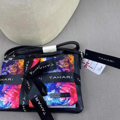 2 Piece Tahari Crossbody Bag and Wristlet Set New!