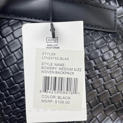 London Fog Black Backpack NWT