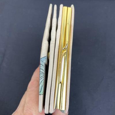 Anuschka Hand-painted Leather Wallet Cat