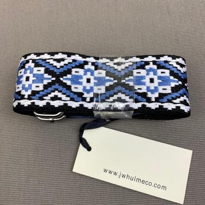 J.W. Hulme Guitar/Purse Strap Blue and White New!