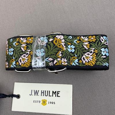 J.W. Hulme Guitar/Purse Strap New Pink and Blue Floral