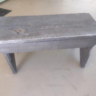 Hand Crafted Solid Wood Sitting Bench