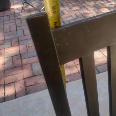 Pair of Slat Wood Porch Rocking Chairs