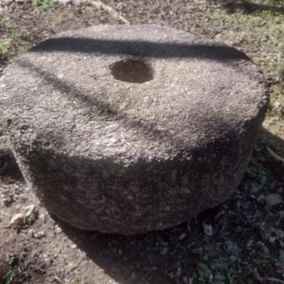 Large Antique Granite Grind or Mill Stone Choice A