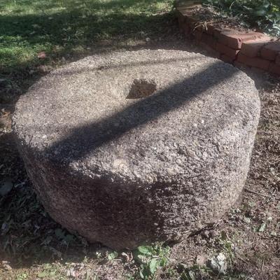 Large Antique Granite Grind or Mill Stone Choice A