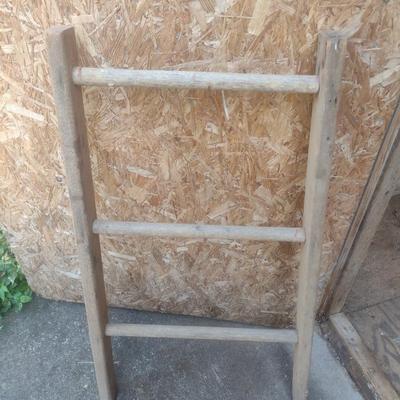 Vintage Wood Loft Ladder