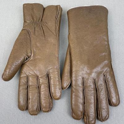 Vintage Leather Gloves Fownes Size Large