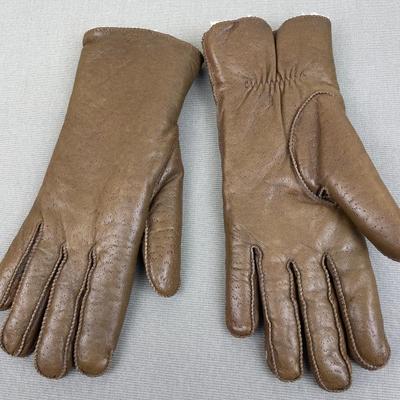 Vintage Leather Gloves Fownes Size Large