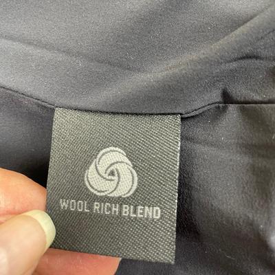 New APL Women’s Burgundy Perfect Wool Bomber Jacket Large