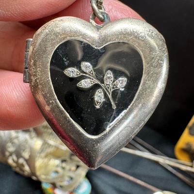 Victorian stick pins Vintage Costume Jewelry Sterling
