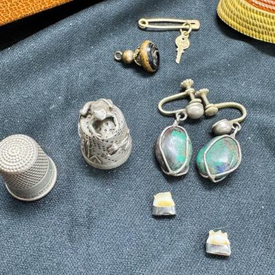 Victorian stick pins Vintage Costume Jewelry Sterling