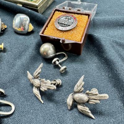 Victorian stick pins Vintage Costume Jewelry Sterling