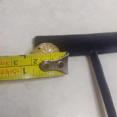 14 Karat Yellow Gold Sand Dollar Design Post Earrings- Approx Total Weight 3.0 Grams (#36)