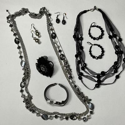 Silver beaded NK, beaded/ribbon NK, Ring, Geneva Watch