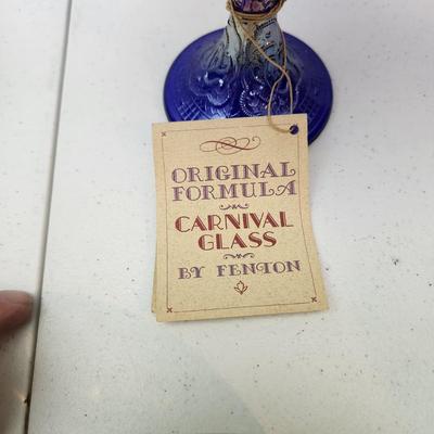 Lot of Vintage Carnival Glass some Fenton Glassware